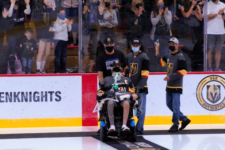 Rebel Hockey, Golden Knights Honor Officer Shay Mikalonis at Charity Game