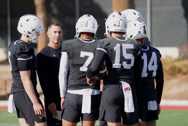 Quarterback competition takes focus as spring practice begins