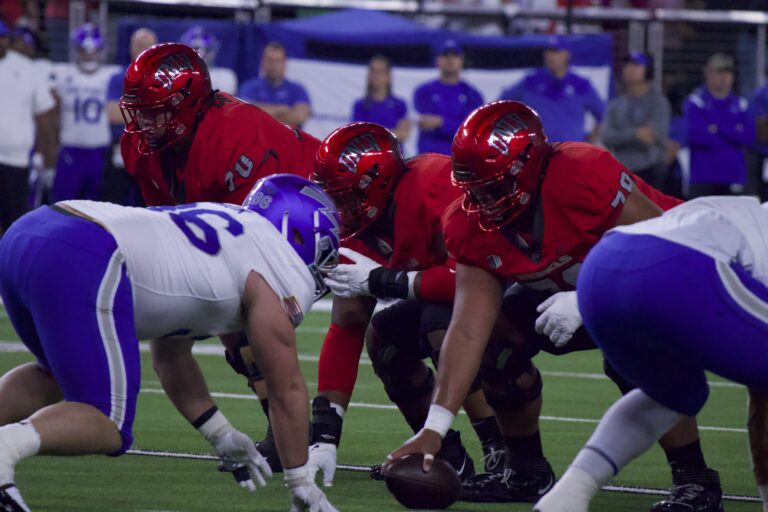UNLV’s offensive line at the heart of team’s success