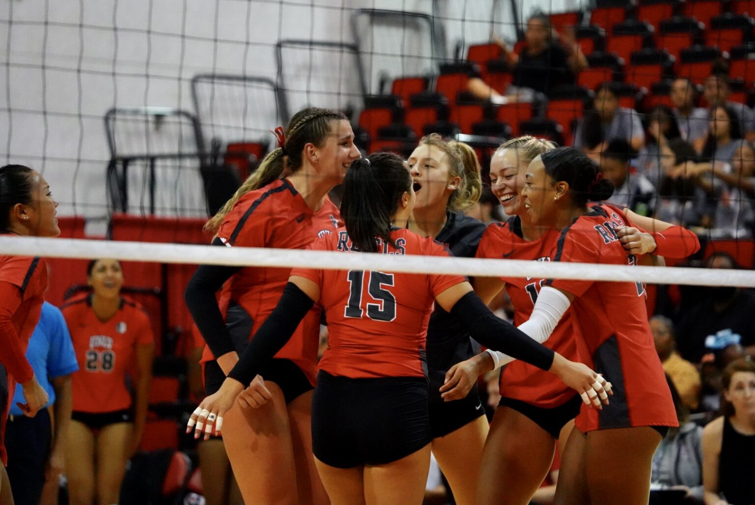 UNLV volleyball sweeps Air Force and New Mexico UNLV Scarlet and Gray