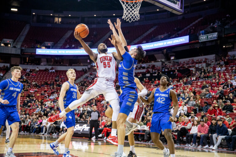 EJ Harkless makes layup in final seconds to fend off Falcons 54-53