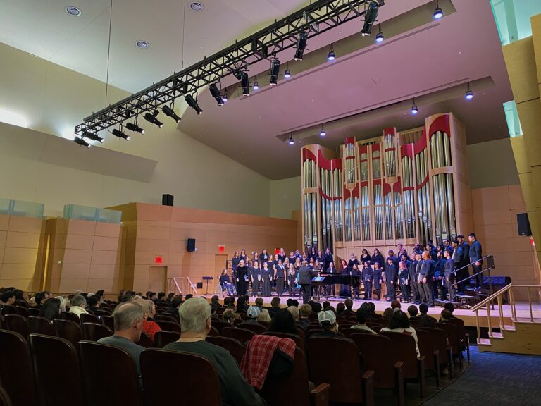 The University Chorale acquired standing ovations during Friday night’s concert