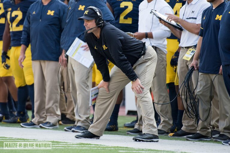 Jim Harbaugh suspended first 3 games of regular season: Jay Harbaugh & Mike Hart to coach against UNLV Week 3