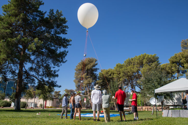 UNLV engineering students will livestream the solar eclipses with a balloon