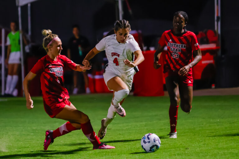 UNLV Women’s soccer fall 3-2 against Utah Tech after Fox’s hattrick